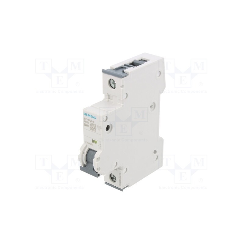 1 pcs x SIEMENS - 5SY6120-6 - Circuit breaker, 230/400VAC, Inom: 20A, Poles: 1, Charact: B, 6kA