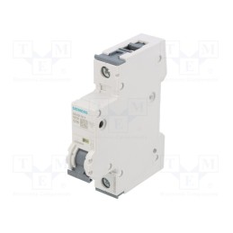 1 pcs x SIEMENS - 5SY6116-7 - Circuit breaker, 230/400VAC, Inom: 16A, Poles: 1, Charact: C, 6kA