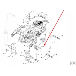 P5s55101101 rear actuator mounting pin