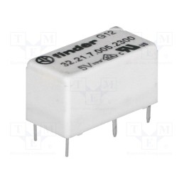 1 pcs x FINDER - 32.21.7.005.2300 - Relay: electromagnetic, SPST-NO, Ucoil: 5VDC, Icontacts max: 15A