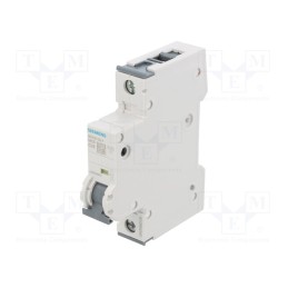 1 pcs x SIEMENS - 5SY6110-7 - Circuit breaker, 230/400VAC, Inom: 10A, Poles: 1, Charact: C, 6kA