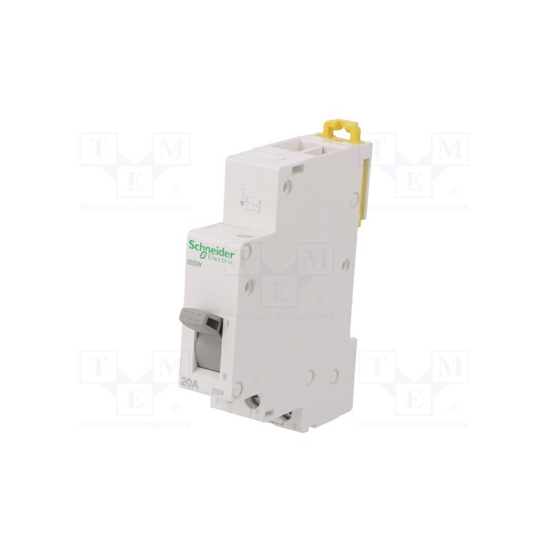 1 pcs x SCHNEIDER ELECTRIC - A9E18072 - Module: pushbutton switch, 250VAC, 20A, IP20, Button marking: O-I
