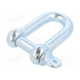 1 pcs x DROMET - SK20 - Dee shackle, steel, for rope, zinc, 20mm