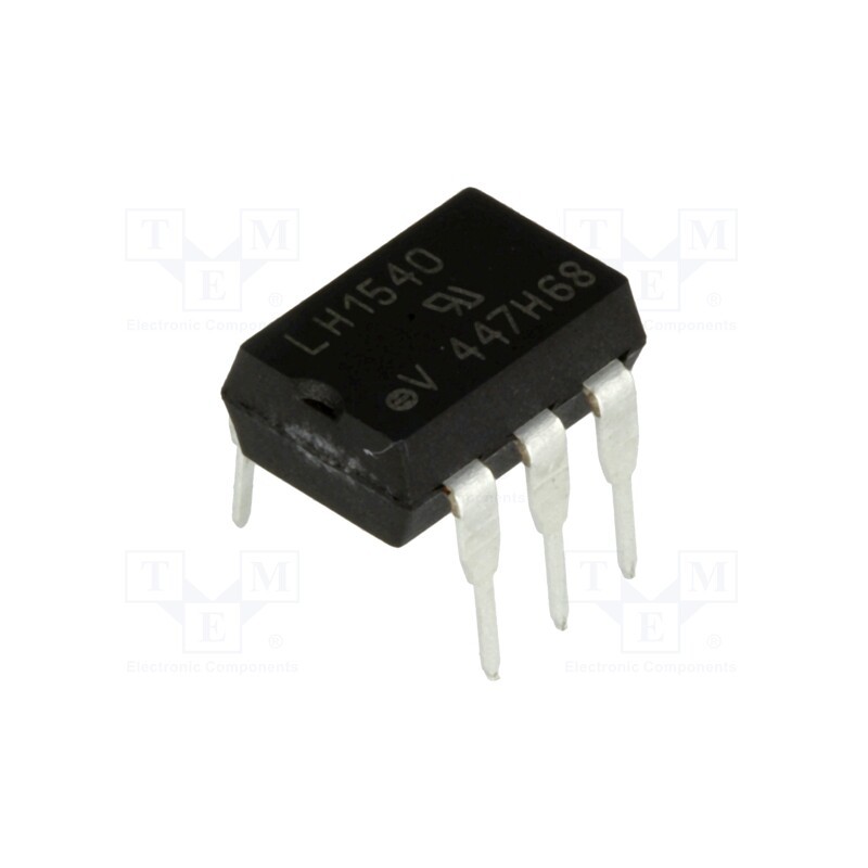 1 pcs x VISHAY - LH1540AT - Relay: solid state, Icntrl max: 1mA, 250mA, max.200VAC, DIP6