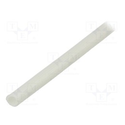 100 m x SYNFLEX - 3150004511 - Insulating tube, fiberglass, natural, max.180°C, Øint: 4.5mm