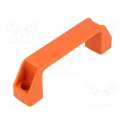 1 pcs x ELESA+GANTER - 37102 - Handle, technopolymer PA, orange, H: 41mm, L: 137mm, W: 26mm