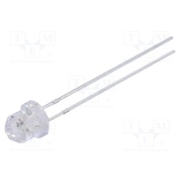 2 pcs x OPTOSUPPLY - OSR5RSEDD1A-1.8HZ - LED, 4.85mm, red, blinking, 500÷750mcd, 3÷5V, 20mA, Front: Diamond