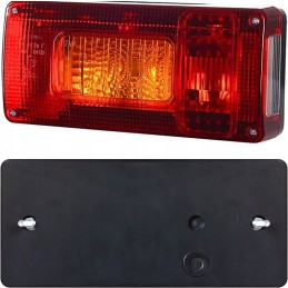 A set of LED combination lamps with a triangle trailer