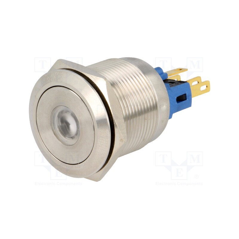 1 pcs x ONPOW - GQ22-11ZD/Y/24V - Switch: vandal resistant, Pos: 2, SPST-NO + SPST-NC, 3A/220VAC