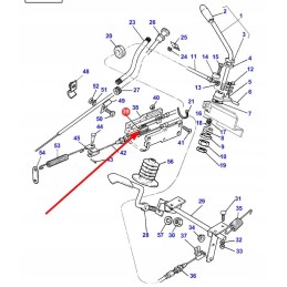 1695458m1 throttle cable mounting