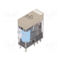 1 pcs x OMRON - G2R-2-S 24VDC (S) - Relay: electromagnetic, DPDT, Ucoil: 24VDC, Icontacts max: 5A