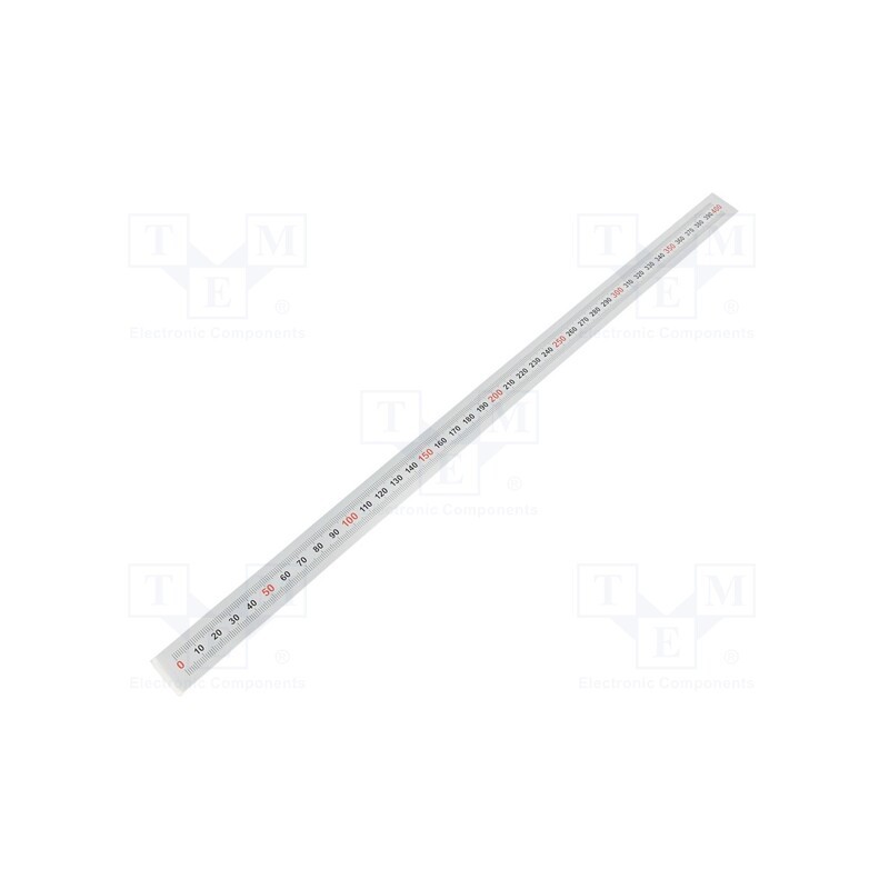 1 pcs x ELESA+GANTER - GN 711-KUS-400-W-L - Ruler, figures horizontally arranged,self-adhesive, W: 11mm