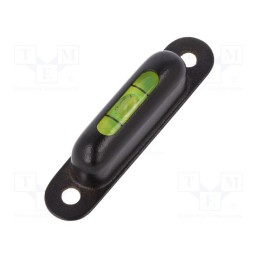 1 pcs x ELESA+GANTER - GN 2282-MSW-57-G-50-1 - Spirit level, viewing window top, H: 13mm, Ømount.hole: 4.5mm