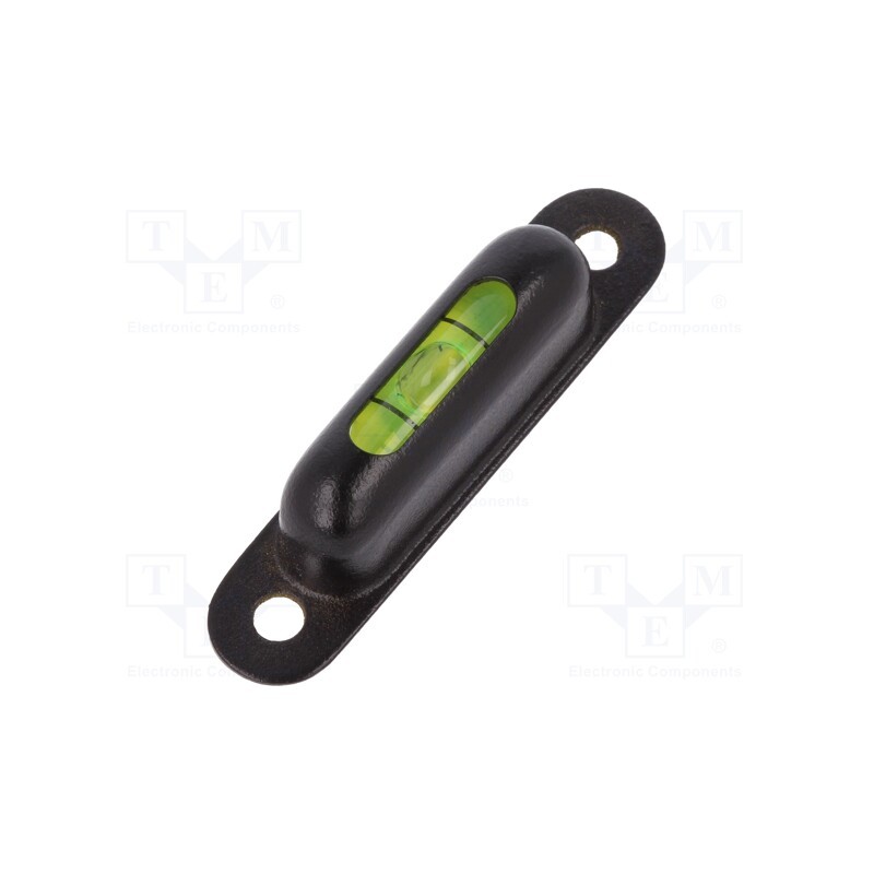 1 pcs x ELESA+GANTER - GN 2282-MSW-57-G-50-1 - Spirit level, viewing window top, H: 13mm, Ømount.hole: 4.5mm