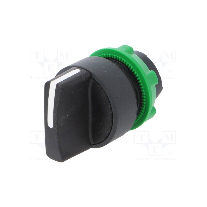 1 pcs x SCHNEIDER ELECTRIC - ZB5AD4 - Switch: rotary, 22mm, Stabl.pos: 1, black, none, IP66, prominent