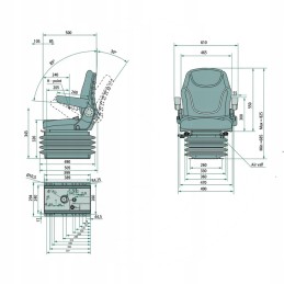 Nitron pneumatic seat 240920200