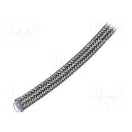 100 m x HELLERMANNTYTON - 173-01400 - Braid, ØBraid : 12÷18,nom.14mm, Size: 14, copper,polyester