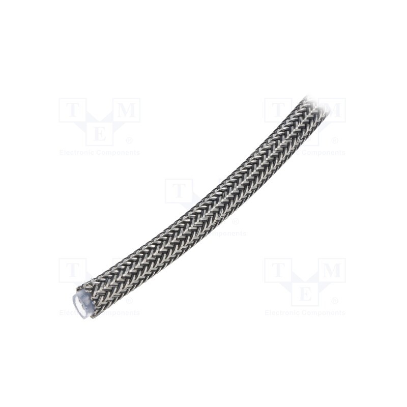 100 m x HELLERMANNTYTON - 173-01400 - Braid, ØBraid : 12÷18,nom.14mm, Size: 14, copper,polyester