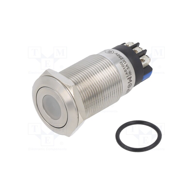 1 pcs x ONPOW - LAS1GQF-11ZD/L/B/24V/S - Switch: vandal resistant, Pos: 2, SPDT, 3A/220VAC, 5A/24VDC, IP65