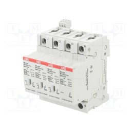 1 pcs x ABB - OVR T1-T2 3N 12.5-275S P TS QS - Surge arrestor, Type 1+2, Poles: 3+N, In 8/20us: 80kA, -40÷80°C
