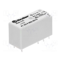 1 pcs x FINDER - 41.52.9.005.0010 - Relay: electromagnetic, DPDT, Ucoil: 5VDC, 15A, 8A/250VAC, 8A/30VDC