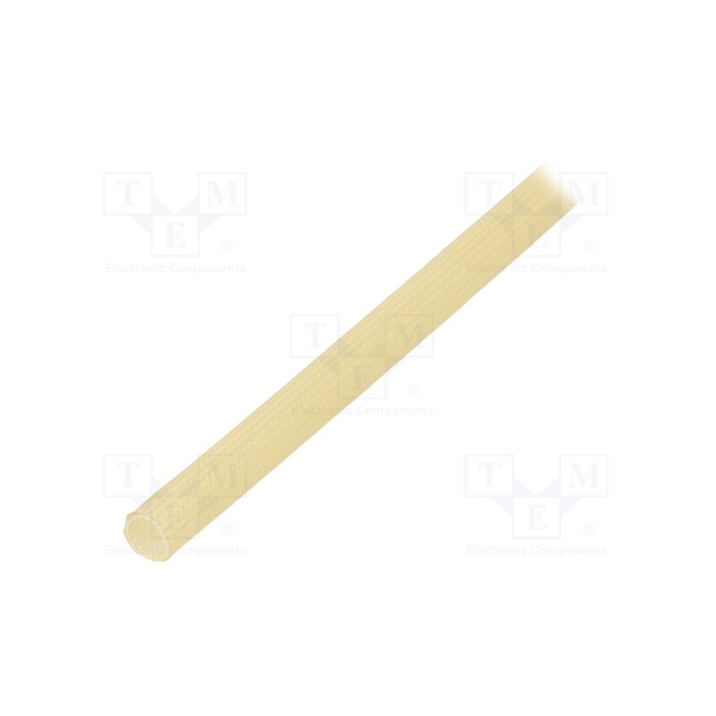 100 m x SYNFLEX - 3110008011 - Insulating tube, fiberglass, natural, -20÷155°C, Øint: 8mm