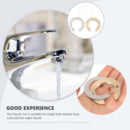 A washer to prevent loosening of the lock nut