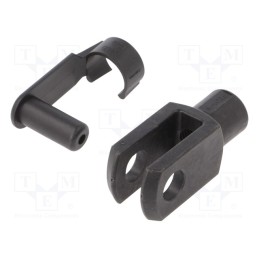 1 pcs x IGUS - GELMF-08 - Fork joint, Øhole: 8mm, M8, 1.25, left hand thread,inside, G: 16mm