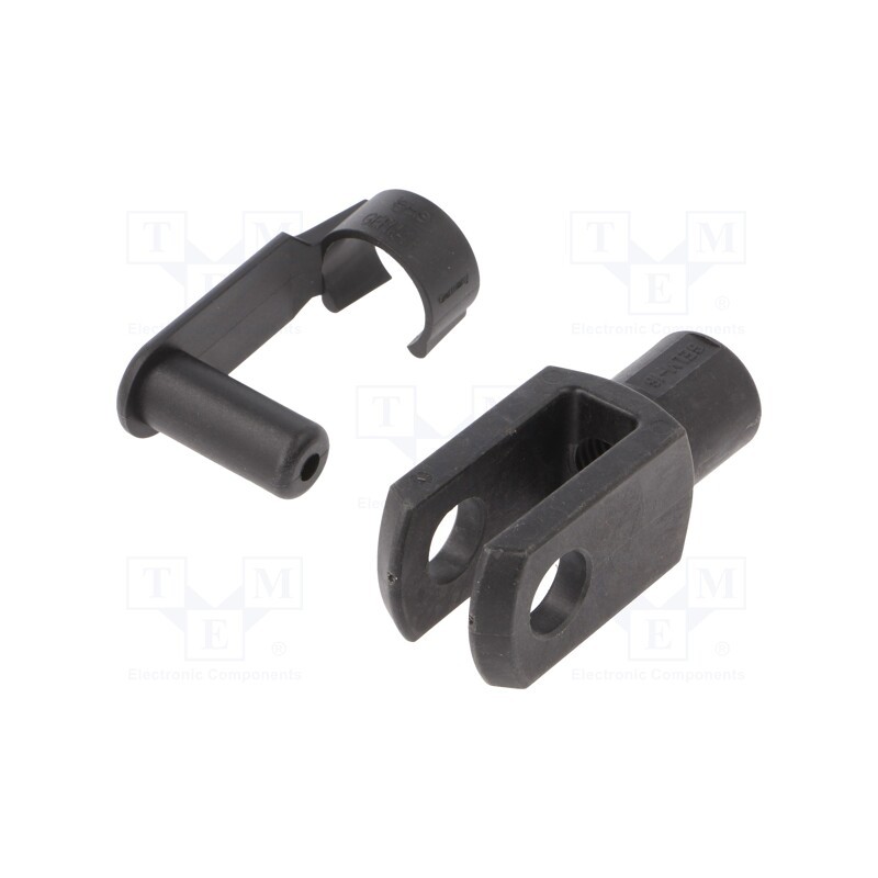 1 pcs x IGUS - GELMF-08 - Fork joint, Øhole: 8mm, M8, 1.25, left hand thread,inside, G: 16mm