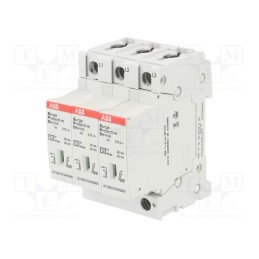 1 pcs x ABB - OVR T2 3L 40-275S P QS - Surge arrestor, Type 2, Poles: 3, In 8/20us: 40kA, -40÷80°C, IP20