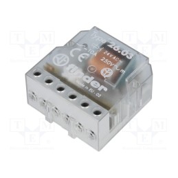 1 pcs x FINDER - 26.03.8.024.0000 - Relay: installation, bistable,impulse, NC + NO, Ucoil: 24VAC, 10A