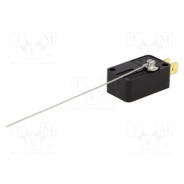 1 pcs x CROUZET - 83137004 / 831370-I-W3 - Microswitch SNAP ACTION, 5A/250VAC, with lever, SPDT, ON-(ON)