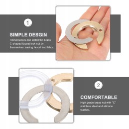 A small set of tools to prevent loosening of the tap mounting nut