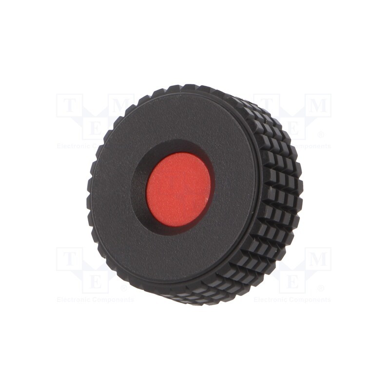 1 pcs x ELESA+GANTER - MBT.30 B-M5-C6 - Knob, Ø: 31mm, Int.thread: M5, 12mm, H: 24mm, technopolymer PP, MBT-B
