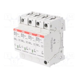1 pcs x ABB - OVR T2 3N 40-275 P QS - Surge arrestor, Type 2, Poles: 3+N, In 8/20us: 40kA, -40÷80°C, IP20