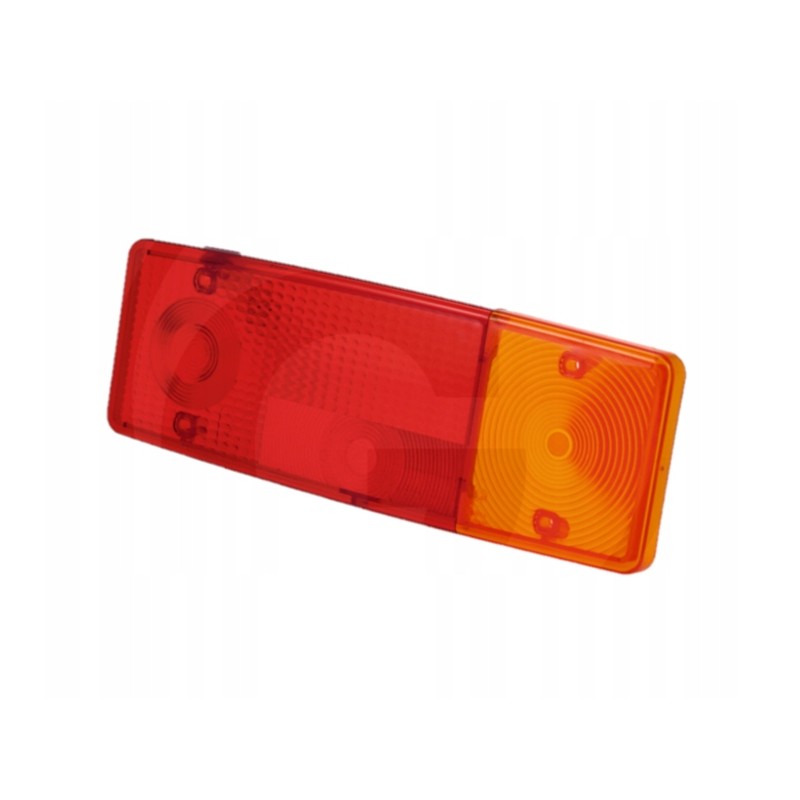 Was the lamp shade of the rear right combination lamp in 549p