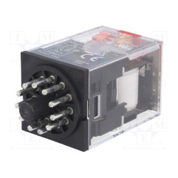 1 pcs x OMRON - MKS3PIN-5 AC230 - Relay: electromagnetic, 3PDT, Ucoil: 230VAC, Icontacts max: 10A
