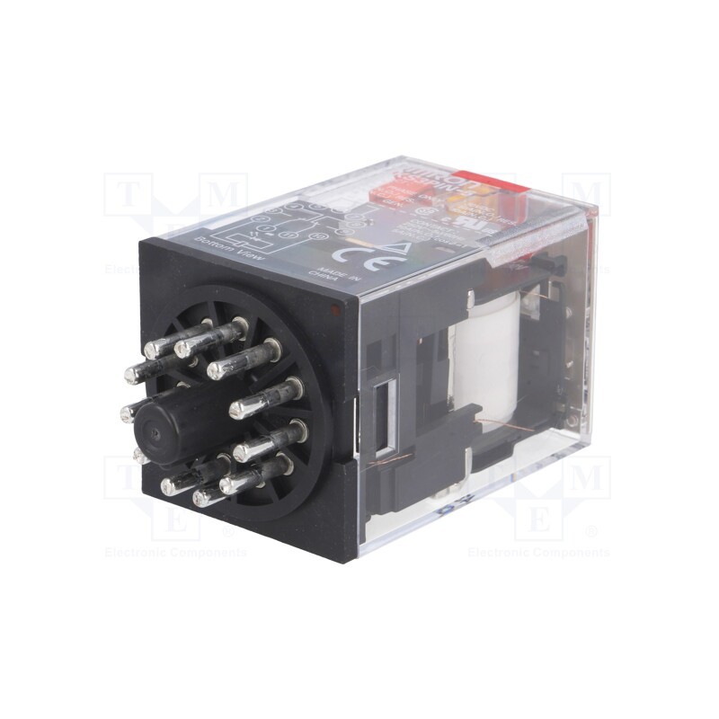 1 pcs x OMRON - MKS3PIN-5 AC230 - Relay: electromagnetic, 3PDT, Ucoil: 230VAC, Icontacts max: 10A
