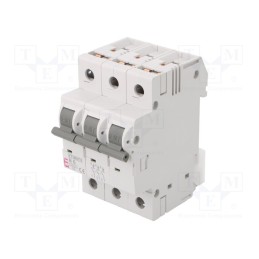 1 pcs x ETI POLAM - ETIMAT 6 3P B6 - Circuit breaker, 230/400VAC, Inom: 6A, Poles: 3, Charact: B, 6kA