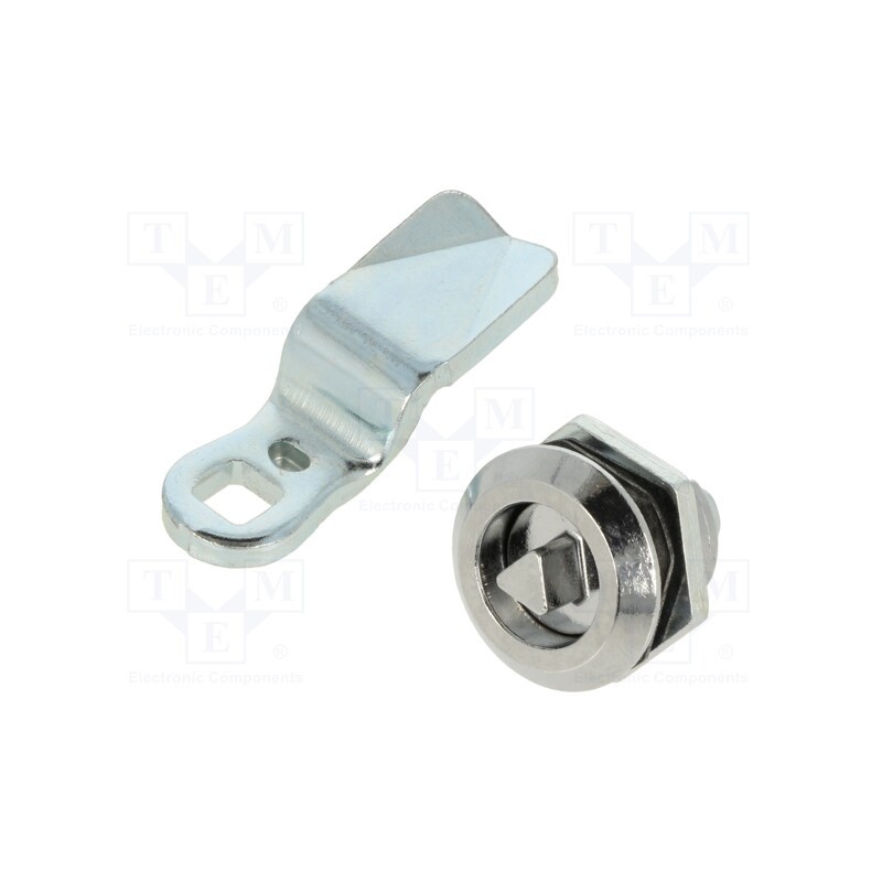 1 pcs x ELESA+GANTER - GN 115-DK-30 - Lock, cast zinc, 30mm, Kind of insert bolt: T7, Body: black
