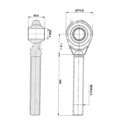 Left hanger head 86450120 standard product