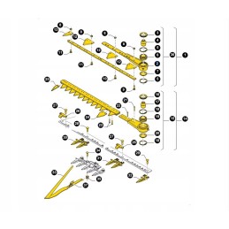 Scythe head 84562654 new holland cnh