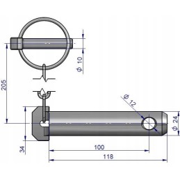 Central link pin c 330 c 360