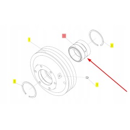102402277 throat pulley bearing