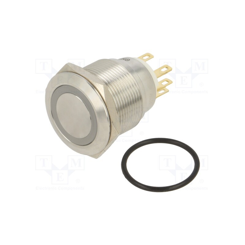 1 pcs x ONPOW - LAS1GQ22-11E/R/110V/S - Switch: vandal resistant, Pos: 2, SPDT, 3A/220VAC, 5A/24VDC, IP65