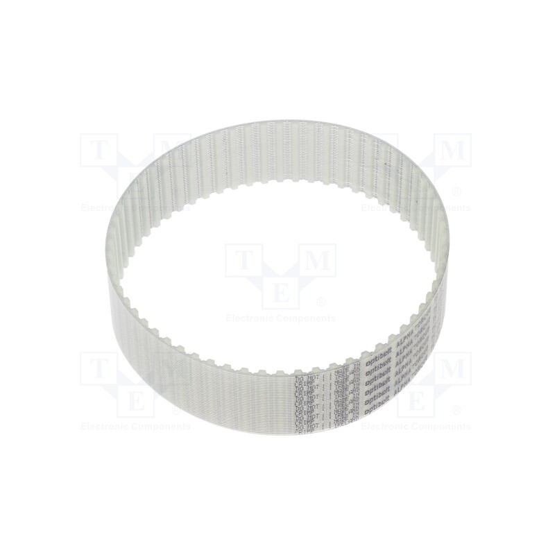 1 pcs x OPTIBELT - T5 320 2577ZA - Timing belt, T5, W: 25mm, H: 2.2mm, Lw: 320mm, Tooth height: 1.2mm