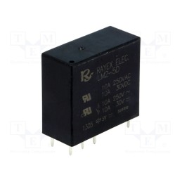 1 pcs x Recoy/RAYEX ELECTRONICS - LM2-5D - Relay: electromagnetic, DPDT, Ucoil: 5VDC, Icontacts max: 5A, PCB
