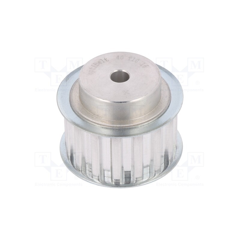 1 pcs x OPTIBELT - 40 T10 16-200ZA - Belt pulley, T10, W: 25mm, whell width: 40mm, Ø: 49.1mm, aluminium