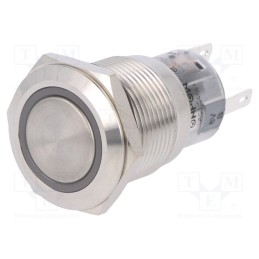 1 pcs x ONPOW - LAS1-AGQ-11ZE/B/6V/S - Switch: vandal resistant, Pos: 2, SPDT, 0.5A/220VAC, 1A/24VDC, IP67