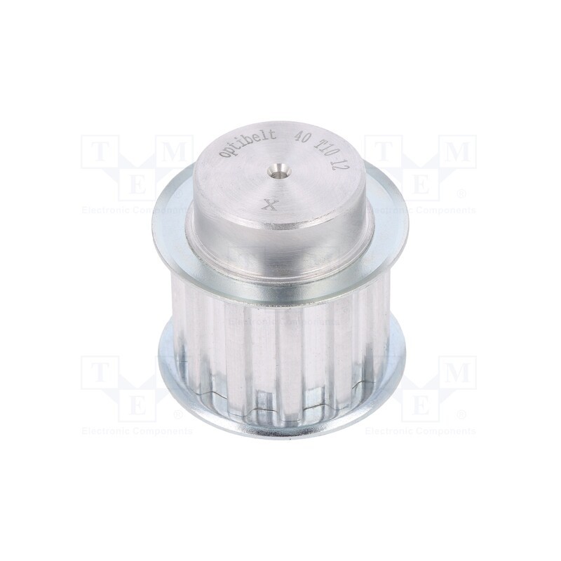 1 pcs x OPTIBELT - 40 T10 12-200ZA - Belt pulley, T10, W: 25mm, whell width: 40mm, Ø: 36.35mm, aluminium